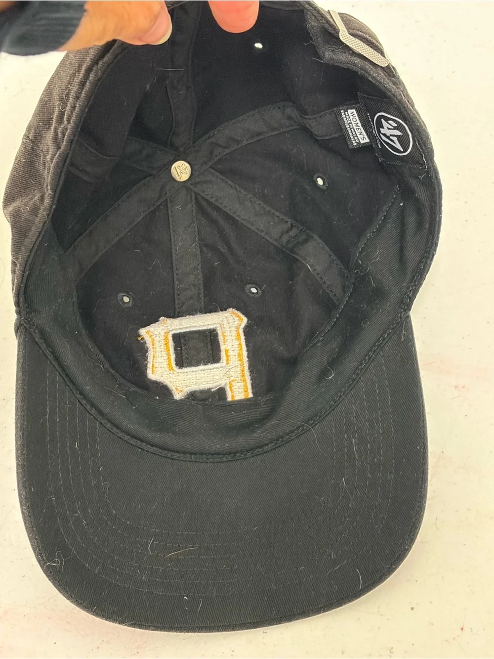 47 Brand Black and Gold Pittsburgh Pirates Corduroy Hat